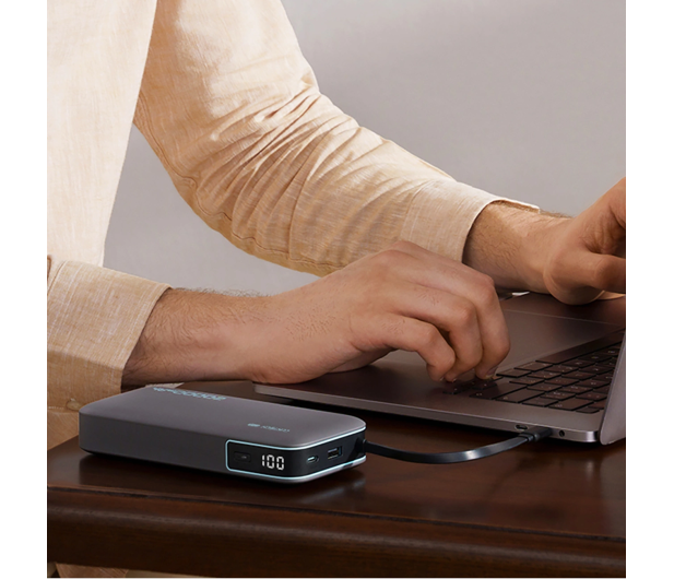 Cuktech Powerbank CUKP200NGLDG 55W 20000mAh wbudowany kabel USB-C - 1487971 - zdjęcie 4